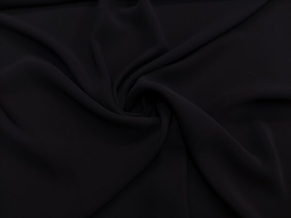Tessuto Crepe Elite in tinta unita nero
