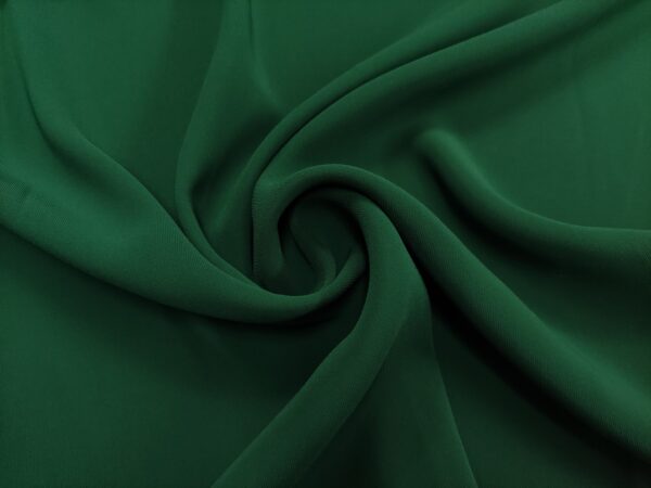Tessuto Crepe Elite in tinta unita verde bottiglia