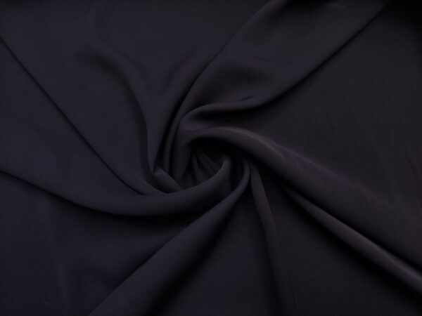 Tessuto Crepe morbido in tinta unita blu