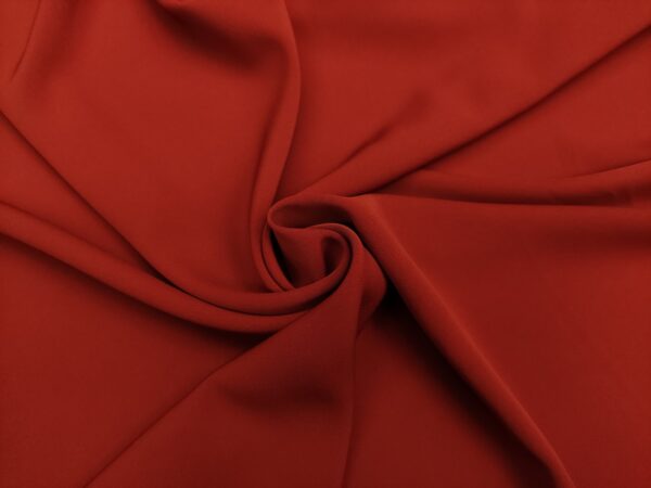 Tessuto Crepe morbido in tinta unita coccio