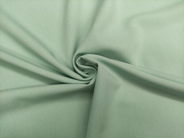 Tessuto Crepe morbido in tinta unita verde menta