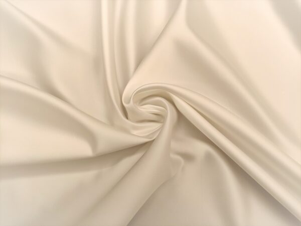 Tessuto Duchesse tinta unita bianco seta