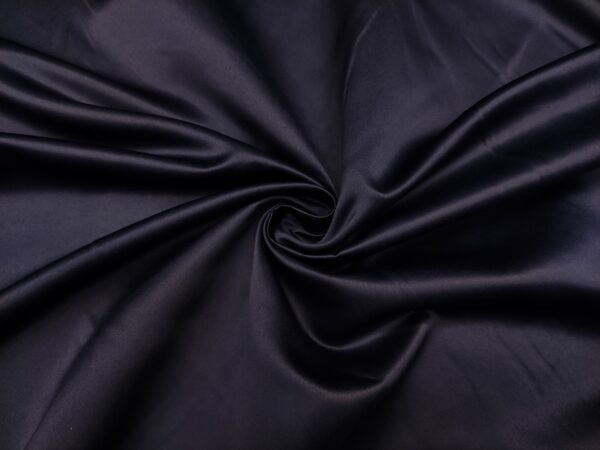 Tessuto Duchesse tinta unita blu