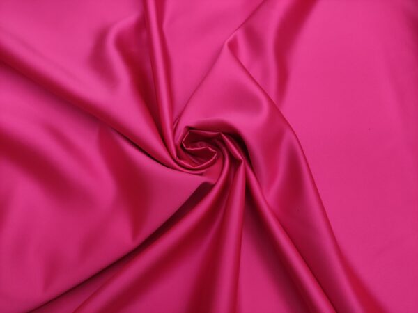 Tessuto Duchesse tinta unita fucsia