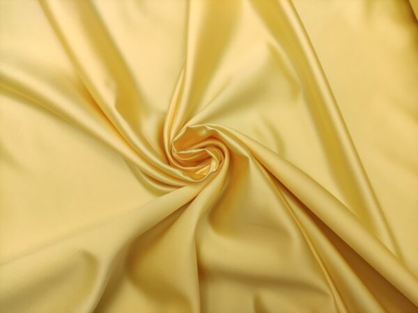 Tessuto Duchesse tinta unita giallo