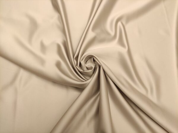 Tessuto Duchesse tinta unita grigio perla