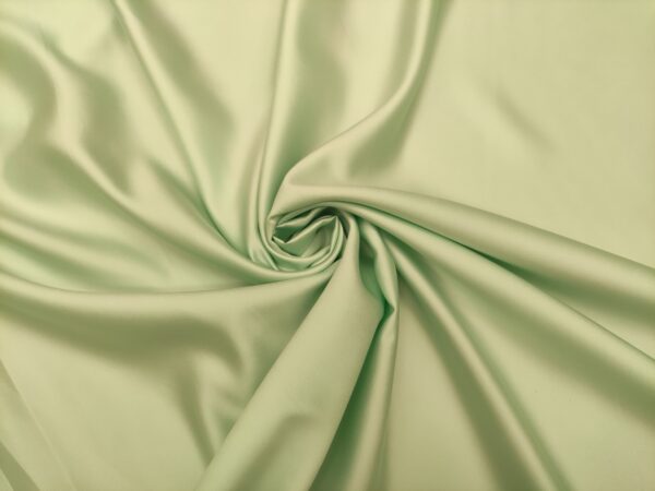 Tessuto Duchesse tinta unita verde pastello