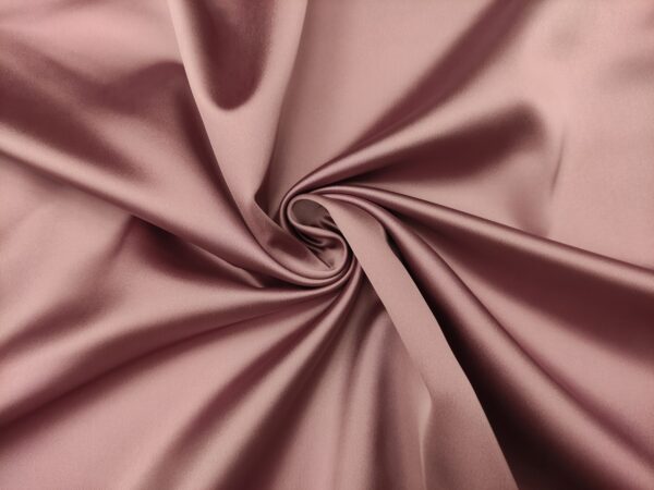Tessuto Duchesse elasticizzato in tinta unita cipolla