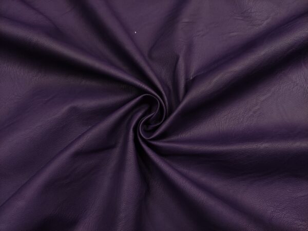 Tessuto Ecopelle per abbigliamento tinta unita viola