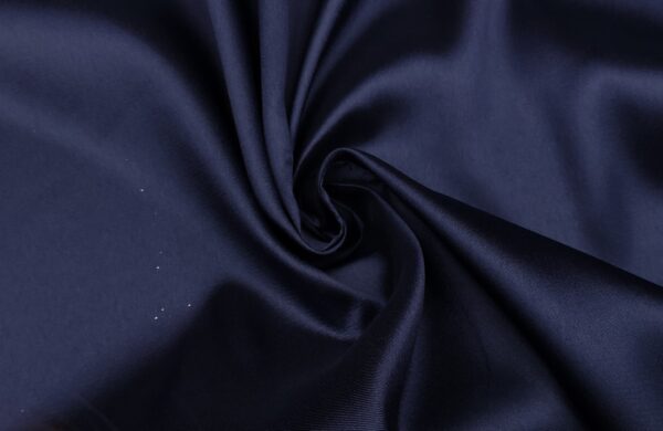 Tessuto Mikado tinta unita blu