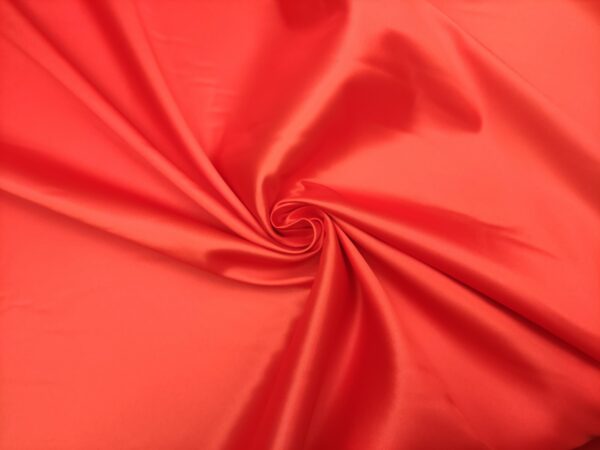 Tessuto Mikado tinta unita corallo