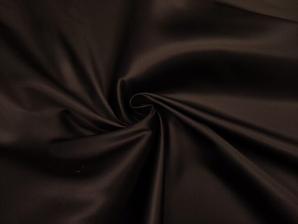 Tessuto Mikado tinta unita nero