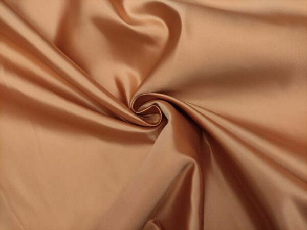 Tessuto Mikado tinta unita rosa nude