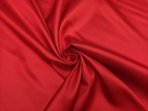 Tessuto Mikado tinta unita rosso
