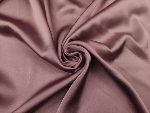 Tessuto Satin leggero elasticizzato tinta unita cipolla