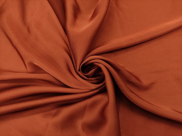 Tessuto Satin leggero elasticizzato tinta unita coccio