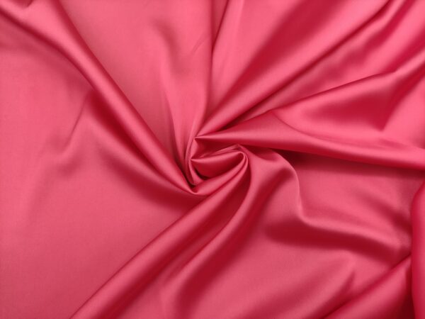 Tessuto Satin leggero elasticizzato tinta unita fucsia
