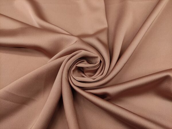 Tessuto Satin leggero elasticizzato tinta unita rosa antico