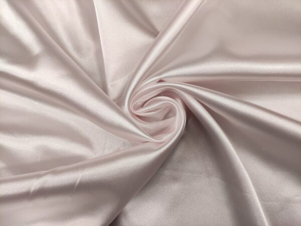 Tessuto Satin leggero elasticizzato tinta unita rosa chiaro