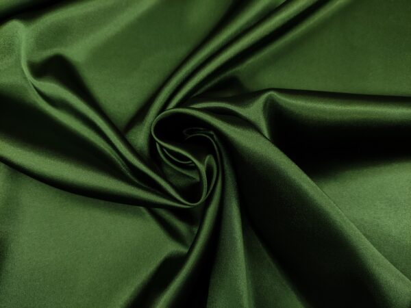 Tessuto Satin leggero elasticizzato tinta unita verde