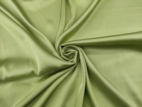 Tessuto Satin leggero elasticizzato tinta unita verde menta