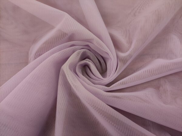 Tessuto Tulle mano seta morbido tinta unita lilla