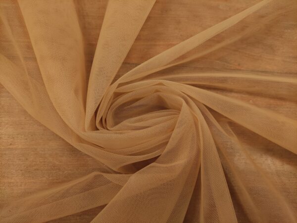 Tessuto Tulle mano seta morbido tinta unita rosa nude