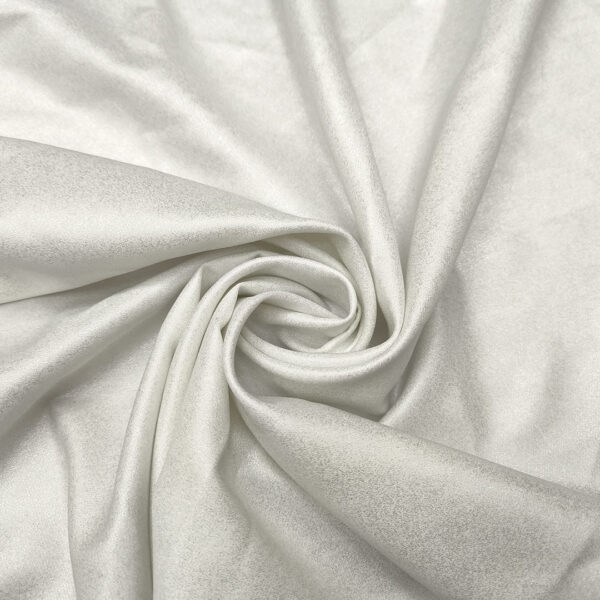 Tessuto Cady Elasticizzato lurex bianco - argento