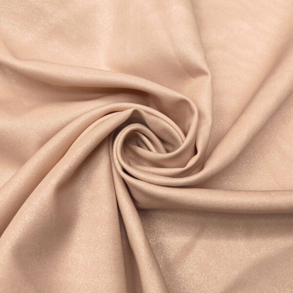 Tessuto Cady Elasticizzato lurex rosa cipria - argento