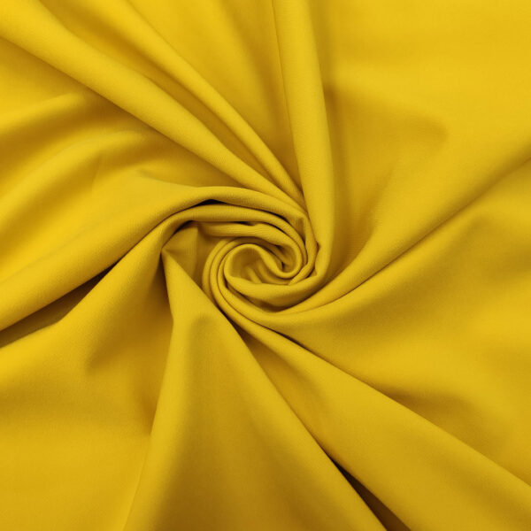 Tessuto Cady Elasticizzato tinta unita ocra