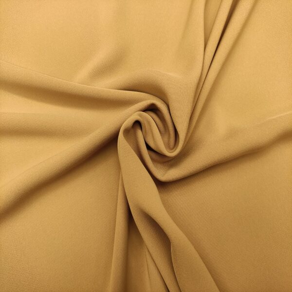 Tessuto Cady Elasticizzato tinta unita tabacco