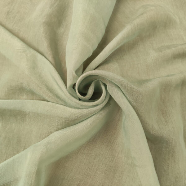 Tessuto Chiffon lurex verde salvia