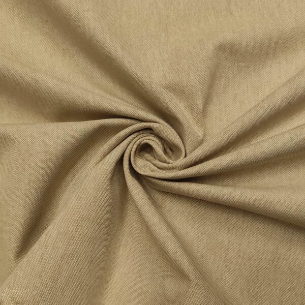 Tessuto cotone per arredamento tinto in filo beige