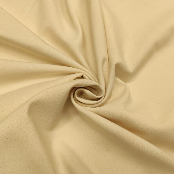 Tessuto cotone per arredamento tinto in filo panna