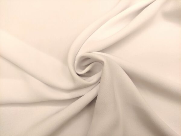 Tessuto Crepe Cady tinta unita bianco ottico