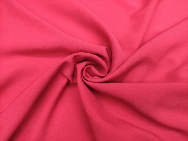 Tessuto Crepe Cady tinta unita fucsia