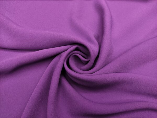 Tessuto Crepe Cady tinta unita glicine