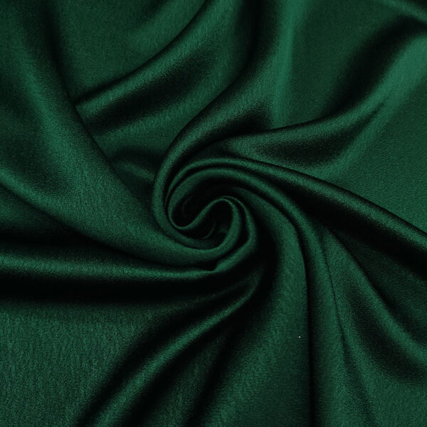 Tessuto Crepe Cady tinta unita verde bottiglia