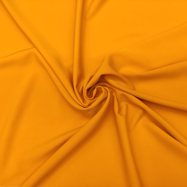 Tessuto Crepe De Chine tinta unita ocra