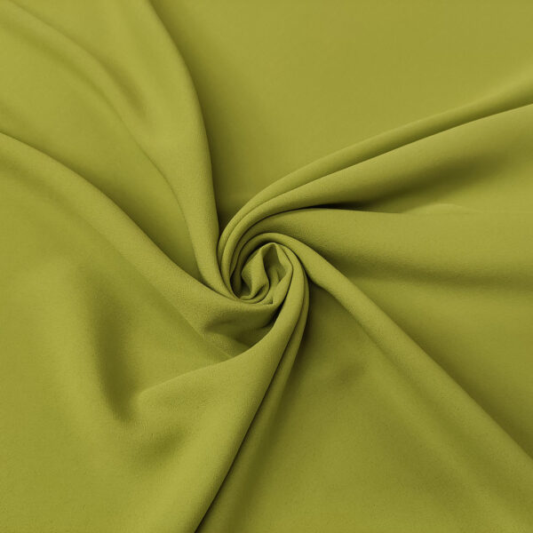 Tessuto Crepe De Chine tinta unita verde mela