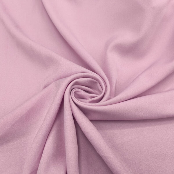 Tessuto Crepe De Chine elasticizzato tinta unita glicine