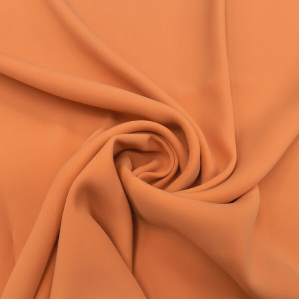 Tessuto Crepe morbido Elegance tinta unita peach fuzz