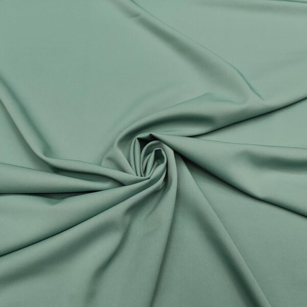 Tessuto Crepe morbido Elegance tinta unita verde pavone