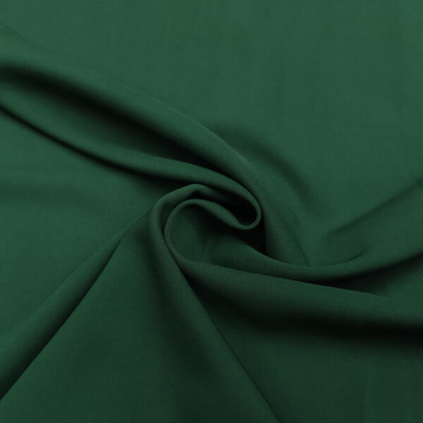 Tessuto Crepe morbido in tinta unita verde bottiglia