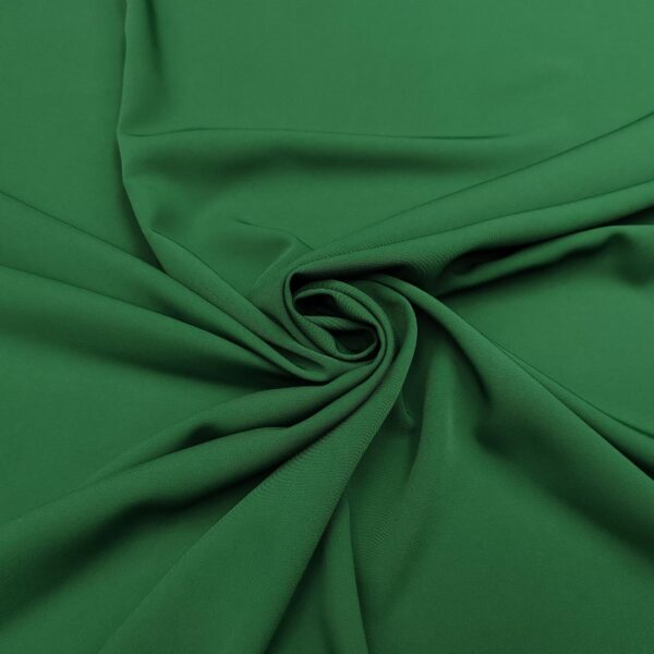 Tessuto Crepe morbido Elegance tinta unita verde bottiglia