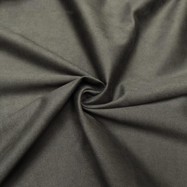 Tessuto Simil Dainetto tinta unita grigio scuro