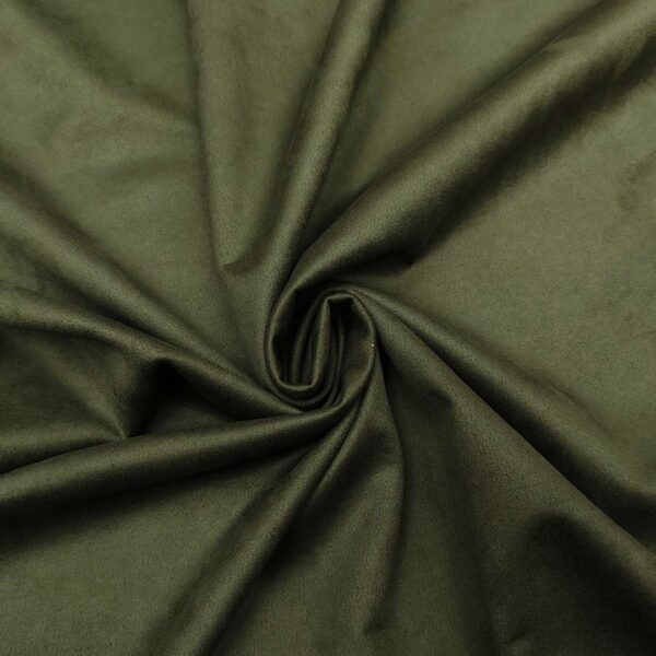 Tessuto Simil Dainetto tinta unita verde militare