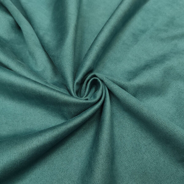 Tessuto Simil Dainetto tinta unita verde pavone