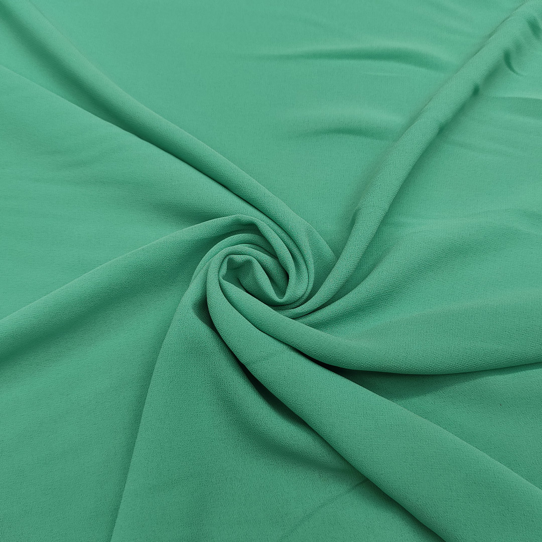 Tessuto Chiffon Trasparente Nero - Morbido E Leggero, Larghezza 150 Cm, Venduto Al Metro Per Abiti, Parei E Decorazioni - 5