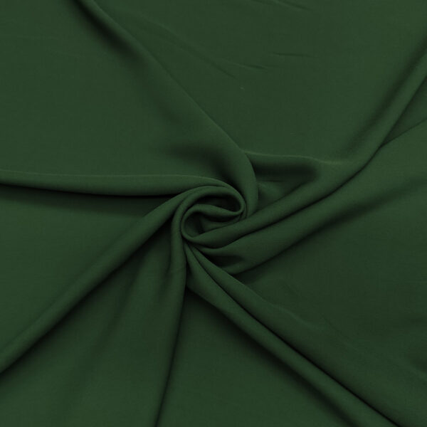 Tessuto Doppio Georgette in tinta unita verde bottiglia